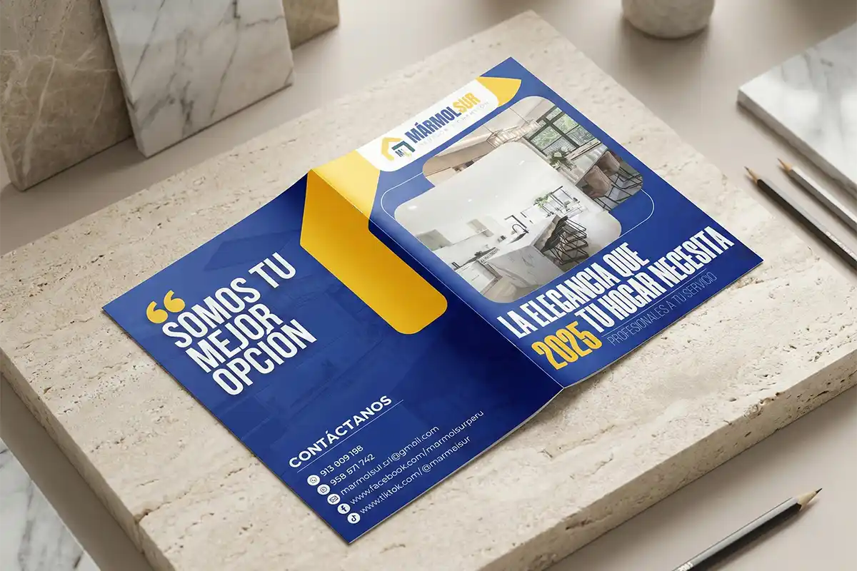 Brochure Corporativo para MÁRMOLSUR